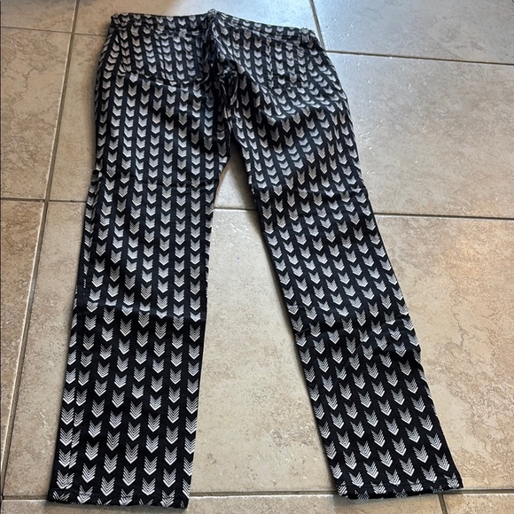 Rag & Bone Women’s Chic Black and White Chevron Pants Size 28 - Picture 5 of 5